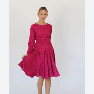 Bytess collection pink midi dress